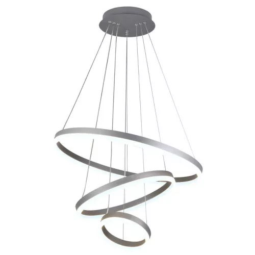 LED design mennyezeti lámpa 85W, 5500 lm, 3000K-6500K, ezüst, IP20 - J4312/S