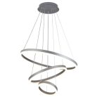 LED design mennyezeti lámpa 85W, 5500 lm, 3000K-6500K, ezüst, IP20 - J4312/S