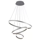 LED design mennyezeti lámpa 85W, 5500 lm, 3000K-6500K, ezüst, IP20 - J4312/S