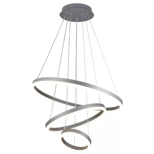 LED design mennyezeti lámpa 85W, 5500 lm, 3000K-6500K, ezüst, IP20 - J4312/S