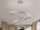 LED design mennyezeti lámpa 125W, 8200 lm, 3000K-6500K, IP20 - J4313/S