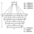 LED világítás + vezérlés 135W - J4314/S