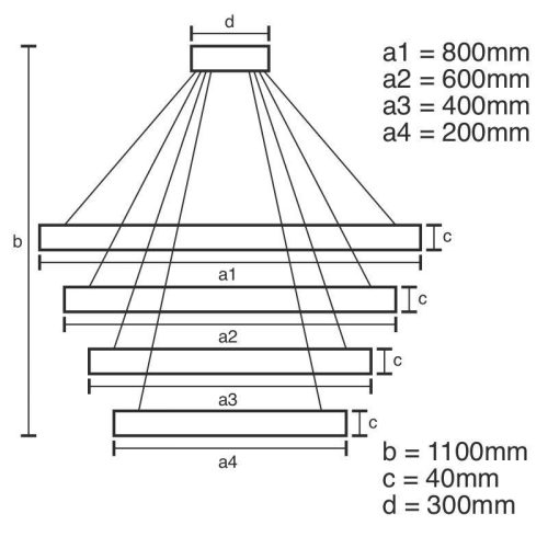 LED világítás + vezérlés 135W - J4314/S