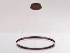 LED mennyezeti lámpa 85W, 5500 lm, 3000–6500K, IP20, barna fém-akril - J4315/BR