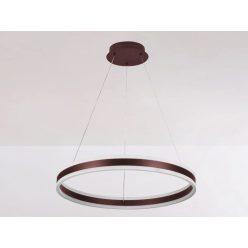   LED mennyezeti lámpa 85W, 5500 lm, 3000–6500K, IP20, barna fém-akril - J4315/BR