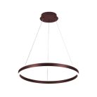LED mennyezeti lámpa 85W, 5500 lm, 3000–6500K, IP20, barna fém-akril - J4315/BR