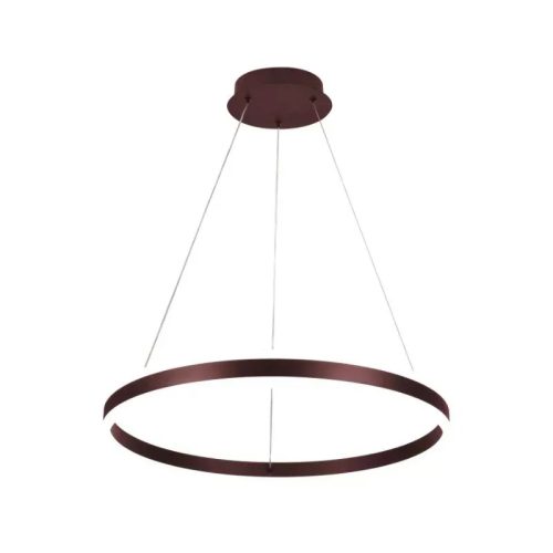 LED mennyezeti lámpa 85W, 5500 lm, 3000–6500K, IP20, barna fém-akril - J4315/BR