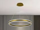 LED mennyezeti lámpa 85W, 5500 lm, 3000–6500K, IP20, arany fém-akril - J4315/G
