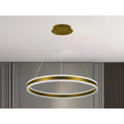   LED mennyezeti lámpa 85W, 5500 lm, 3000–6500K, IP20, arany fém-akril - J4315/G