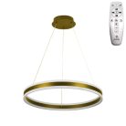 LED mennyezeti lámpa 85W, 5500 lm, 3000–6500K, IP20, arany fém-akril - J4315/G