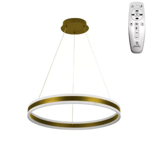 LED mennyezeti lámpa 85W, 5500 lm, 3000–6500K, IP20, arany fém-akril - J4315/G