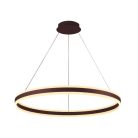 LED mennyezeti lámpa 110W, 7200 lm, 3000–6500K, IP20, barna fém-akril - J4316/BR