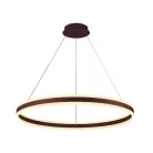 LED mennyezeti lámpa 110W, 7200 lm, 3000–6500K, IP20, barna fém-akril - J4316/BR