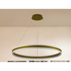   LED mennyezeti lámpa 110W, 7200 lm, 3000–6500K, IP20, arany fém-akril - J4316/G