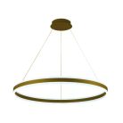 LED mennyezeti lámpa 110W, 7200 lm, 3000–6500K, IP20, arany fém-akril - J4316/G