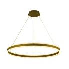 LED mennyezeti lámpa 110W, 7200 lm, 3000–6500K, IP20, arany fém-akril - J4316/G