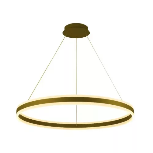 LED mennyezeti lámpa 110W, 7200 lm, 3000–6500K, IP20, arany fém-akril - J4316/G