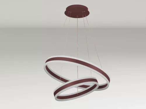 LED mennyezeti lámpa 135W, 9000 lm, 3000–6500K, IP20, barna fém-akril - J4317/BR