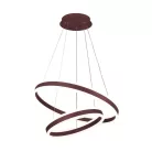 LED mennyezeti lámpa 135W, 9000 lm, 3000–6500K, IP20, barna fém-akril - J4317/BR