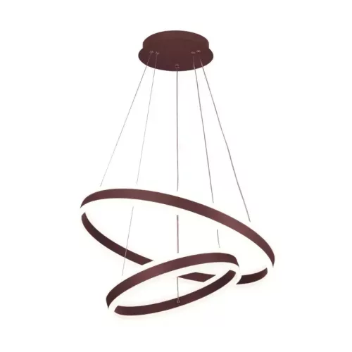 LED mennyezeti lámpa 135W, 9000 lm, 3000–6500K, IP20, barna fém-akril - J4317/BR