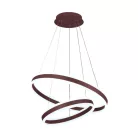 LED mennyezeti lámpa 135W, 9000 lm, 3000–6500K, IP20, barna fém-akril - J4317/BR