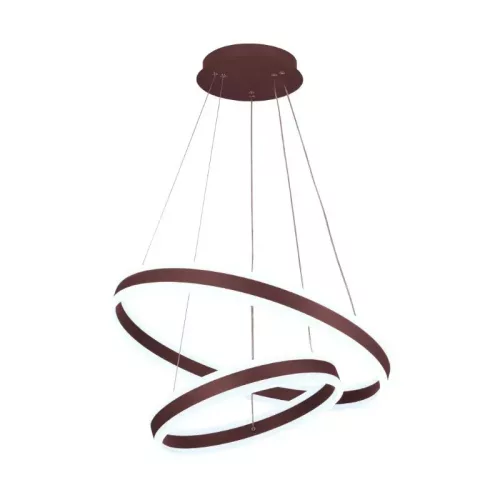 LED mennyezeti lámpa 135W, 9000 lm, 3000–6500K, IP20, barna fém-akril - J4317/BR