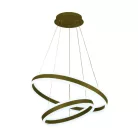 LED mennyezeti lámpa 135W, 9000 lm, 3000–6500K, IP20, arany fém-akril - J4317/G