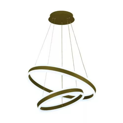 LED mennyezeti lámpa 135W, 9000 lm, 3000–6500K, IP20, arany fém-akril - J4317/G