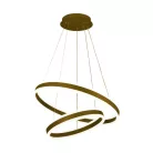 LED mennyezeti lámpa 135W, 9000 lm, 3000–6500K, IP20, arany fém-akril - J4317/G