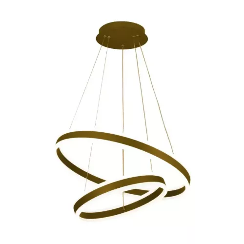 LED mennyezeti lámpa 135W, 9000 lm, 3000–6500K, IP20, arany fém-akril - J4317/G