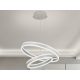 LED design mennyezeti lámpa 135W, 400+600 mm, 3000K–6500K, IP20, fekete - J4317/S