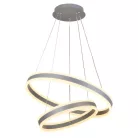 LED design mennyezeti lámpa 135W, 400+600 mm, 3000K–6500K, IP20, fekete - J4317/S