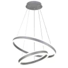 LED design mennyezeti lámpa 135W, 400+600 mm, 3000K–6500K, IP20, fekete - J4317/S