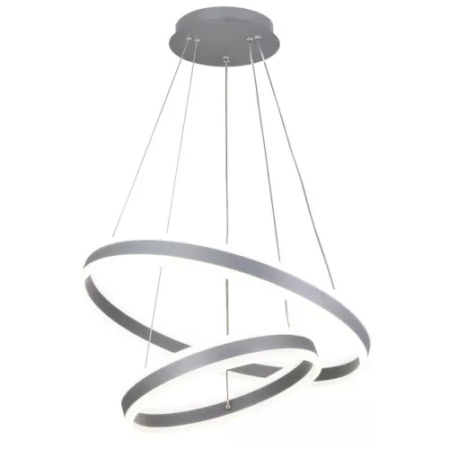 LED design mennyezeti lámpa 135W, 400+600 mm, 3000K–6500K, IP20, fekete - J4317/S