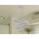 LED design mennyezeti lámpa 165W, moduláris méret, 3000K–6500K, IP20, ezüst - J4318/S