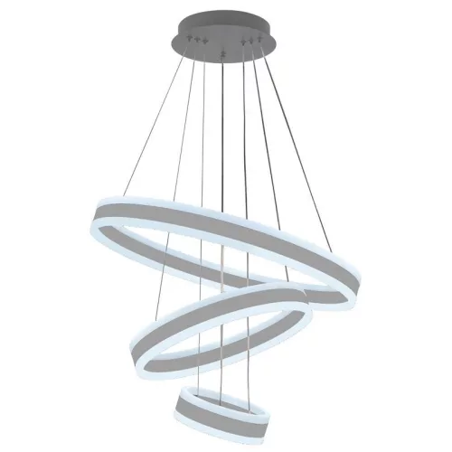 LED design mennyezeti lámpa 165W, moduláris méret, 3000K–6500K, IP20, ezüst - J4318/S