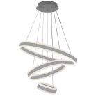 LED design mennyezeti lámpa 165W, moduláris méret, 3000K–6500K, IP20, ezüst - J4318/S