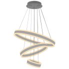 LED design mennyezeti lámpa 165W, moduláris méret, 3000K–6500K, IP20, ezüst - J4318/S