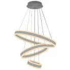 LED design mennyezeti lámpa 165W, moduláris méret, 3000K–6500K, IP20, ezüst - J4318/S