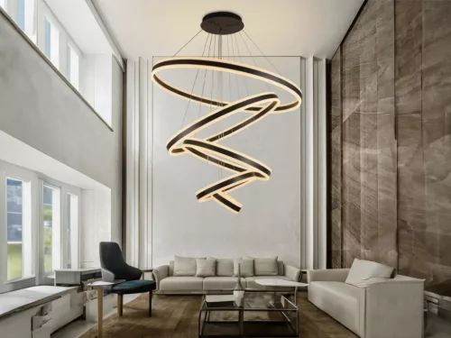 LED design mennyezeti lámpa 420W, változó méret, 3000K–6500K, IP20 - J4319/B