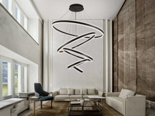 LED design mennyezeti lámpa 420W, változó méret, 3000K–6500K, IP20 - J4319/B