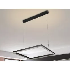   LED design mennyezeti lámpa 55W, 600x600 mm, 3000K–6500K, IP20 - J4320/B