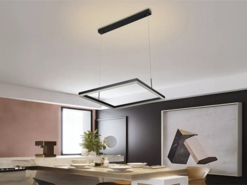 LED design mennyezeti lámpa 55W, 600x600 mm, 3000K–6500K, IP20 - J4320/B
