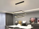 LED design mennyezeti lámpa 90W, 400x400+600x600 mm, 3000K–6500K, IP20 - J4321/B