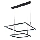 LED design mennyezeti lámpa 90W, 400x400+600x600 mm, 3000K–6500K, IP20 - J4321/B