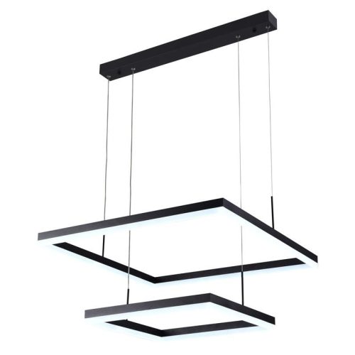 LED design mennyezeti lámpa 90W, 400x400+600x600 mm, 3000K–6500K, IP20 - J4321/B