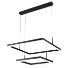 LED design mennyezeti lámpa 90W, 400x400+600x600 mm, 3000K–6500K, IP20 - J4321/B