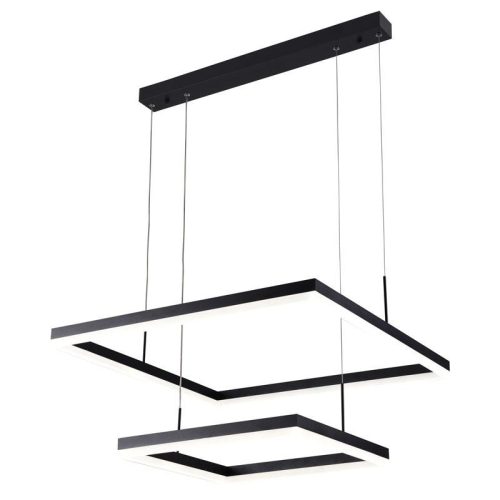 LED design mennyezeti lámpa 90W, 400x400+600x600 mm, 3000K–6500K, IP20 - J4321/B