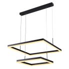 LED design mennyezeti lámpa 90W, 400x400+600x600 mm, 3000K–6500K, IP20 - J4321/B