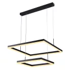 LED design mennyezeti lámpa 90W, 400x400+600x600 mm, 3000K–6500K, IP20 - J4321/B